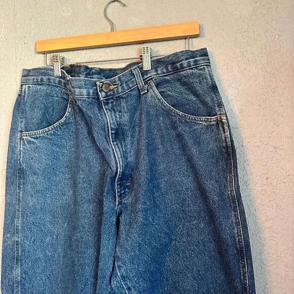 Rustler Vintage Men’s Western Straight Jeans Size 38 - Picture 2 of 5